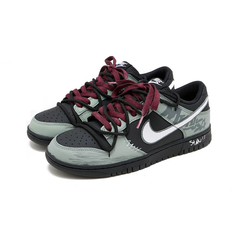 Sneakers personalizzate Nike Dunk Night Walker SAML Retro Urbane Casual a tomaia bassa, ammortizzanti, traspiranti e resistenti all’usura, da uomo