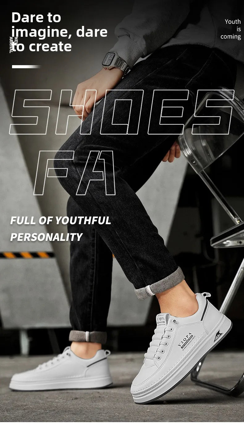 Men's summer fashionable casual driving shoes, sporty slip-on loafers, versatile comfortable breathable wear-resistant leather