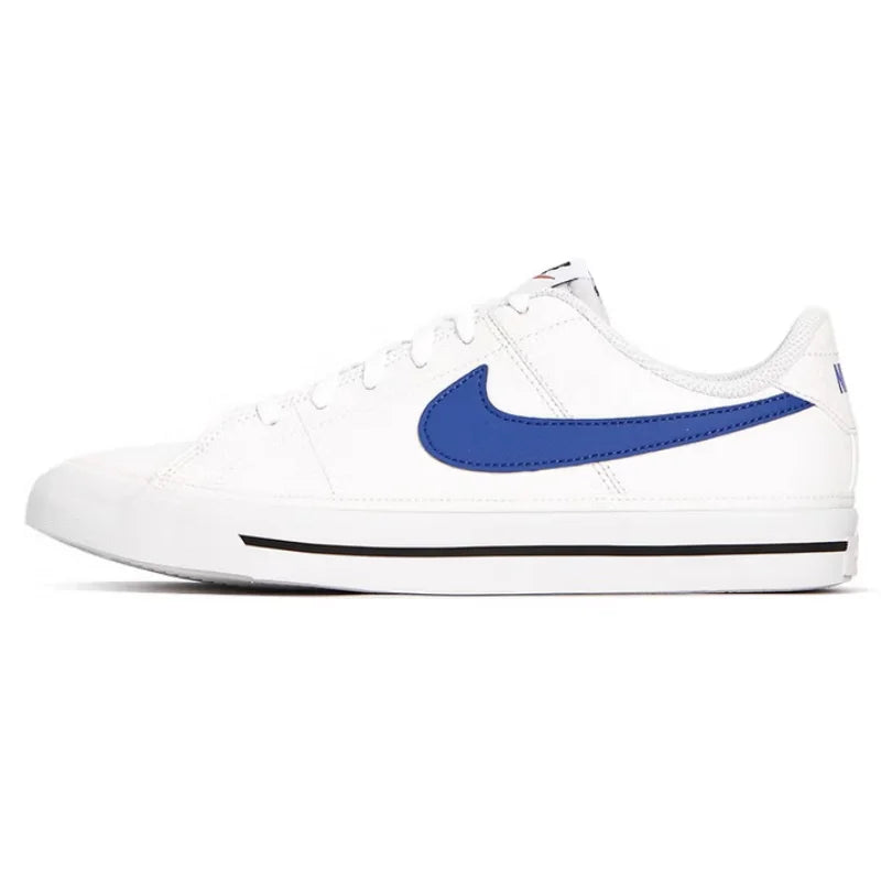 Nike New Lightweight, Comfortable, and Versatile Women's Court Legacy Low-Top White Casual Sports Sneakers DA5380-101