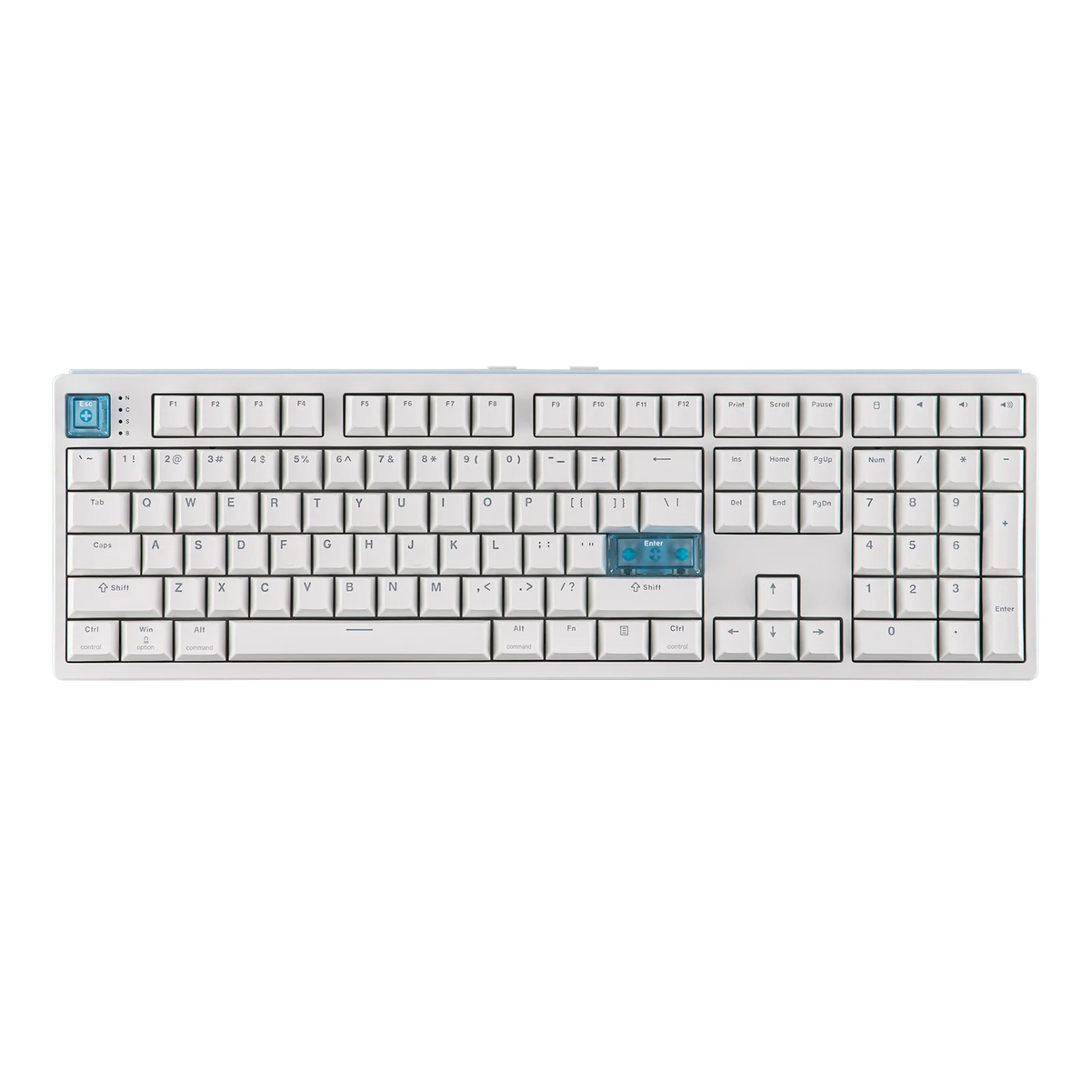 EPOMAKER HE108 100 % ANSI US QWERTY -asettelulla varustettu langallinen/BT/2,4 GHz langaton Hall-efektipohjainen mekaaninen näppäimistö, jossa on SOCD/DKS- ja Rapid Trigger -ominaisuudet