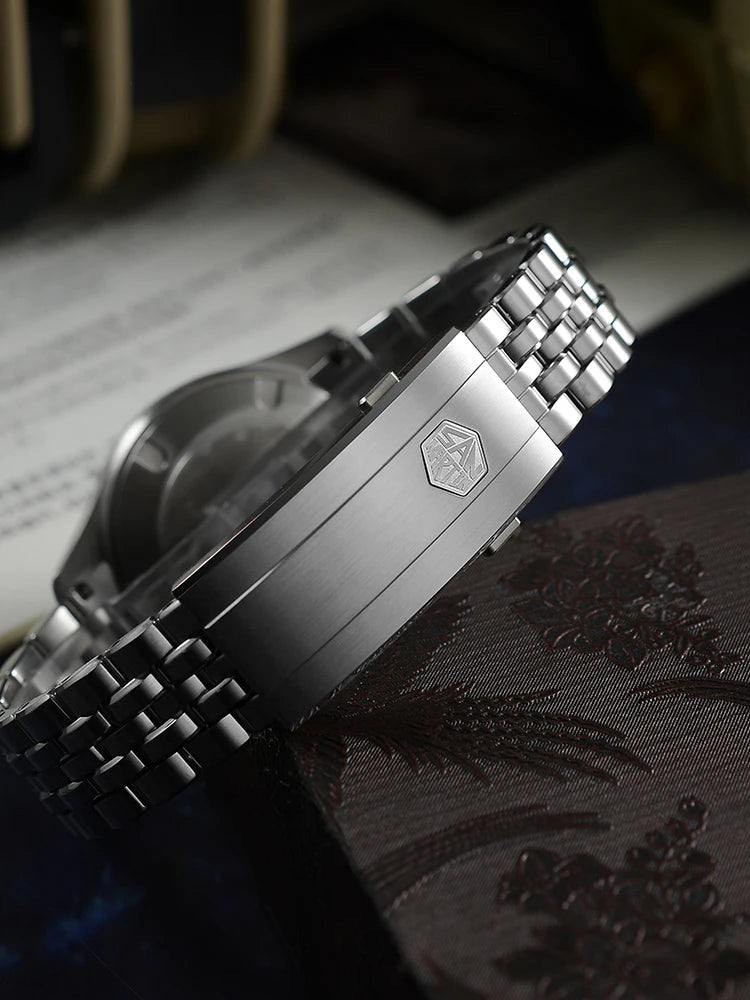 San Martin 39.5mm Men Pilot Watch YN55 Automatic Mechanical Aviation Watches Chinese Style Original Design SN0033 Field Watch