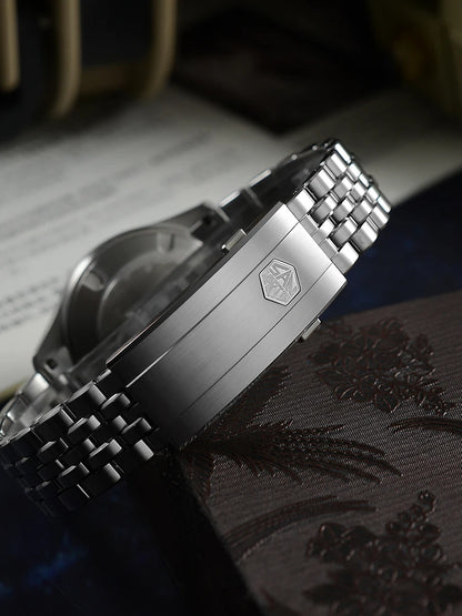 San Martin 39.5mm Men Pilot Watch YN55 Automatic Mechanical Aviation Watches Chinese Style Original Design SN0033 Field Watch