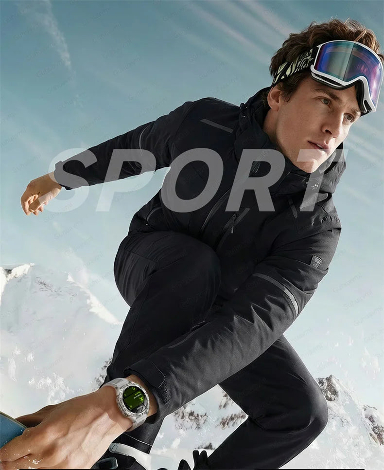 Smart Watch Men GPS Track High End watch Swim Waterproof Watches six axis sensor Sports 2GB Memory GPS Map Compass Smartwatch