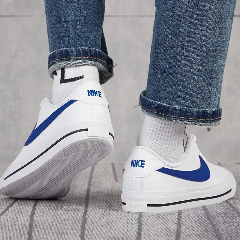 Nike New Lightweight, Comfortable, and Versatile Women's Court Legacy Low-Top White Casual Sports Sneakers DA5380-101