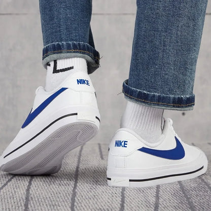 Nike New Lightweight, Comfortable, and Versatile Women's Court Legacy Low-Top White Casual Sports Sneakers DA5380-101
