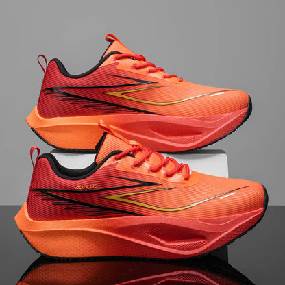 Unisex Sports Shoes Trendy Mesh Breathable Professional Running Shoes Outdoor Fitness Comfortable Lace-Up Sports Shoes for Men