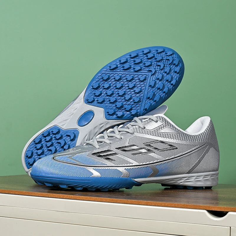 Nouvelles chaussures de football pour hommes, chaussures de futsal à cheville haute, respirantes, antidérapantes, de haute qualité, ultralégères, chaussures de sport, chaussures de match en plein air