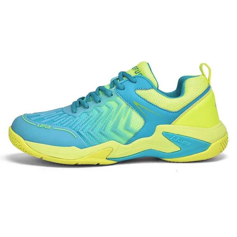 High-quality Badminton Trainers for Men and Women Blue Athletic Shoes with Anti-Slip Sole for Indoor and Outdoor Sports