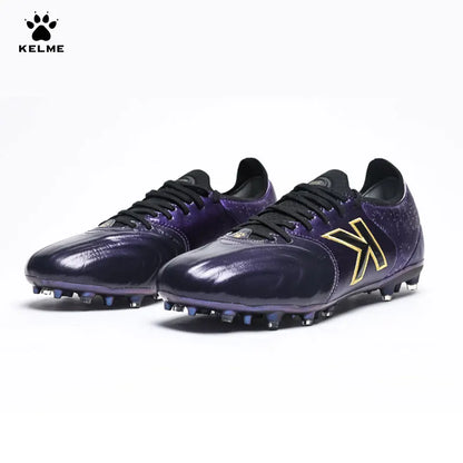 Kelme Kangaroo Leather MG Soccer Shoes Professional Match Sports Football Shoes Outdoor Anti-Slip Football Boots