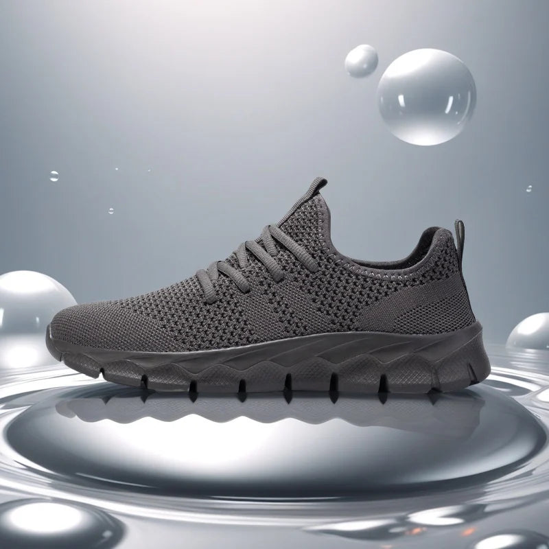 Sneakers til mænd i let mesh, damesko, casual flade sko, løbesko til mænd, bløde tennissko, åndbare herresneakers