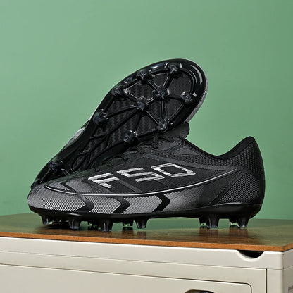 Nouvelles chaussures de football pour hommes, chaussures de futsal à cheville haute, respirantes, antidérapantes, de haute qualité, ultralégères, chaussures de sport, chaussures de match en plein air