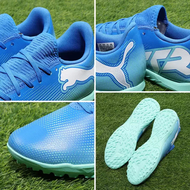 PUMA Men's TT Cleat Soccer Shoes 107943-01 One Piece Tongue Lace Up Football Boots
