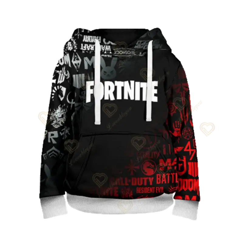 Fortnite Boys Cool Heroes Cosplay Hoodie Cartoon Sweatshirt Kid Clothes Spring Autumn Baby Coat Children Hooded Jacket