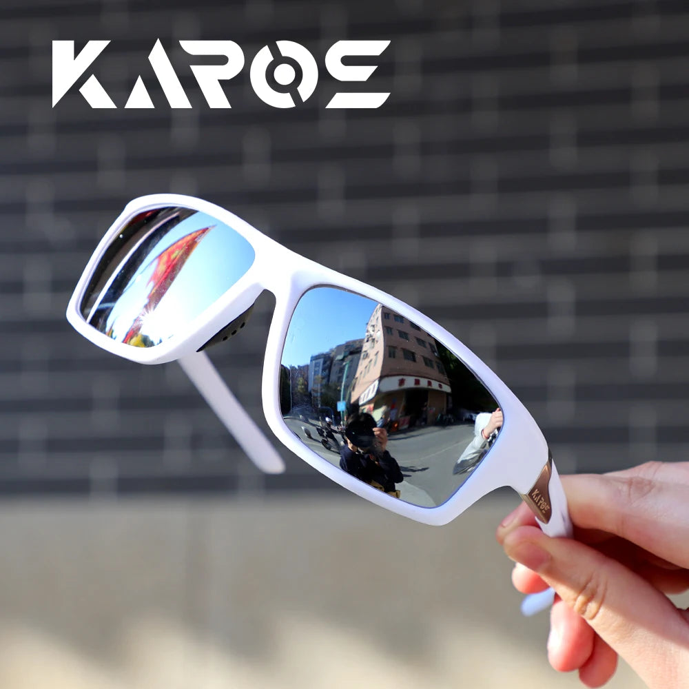 Ochelari polarizați Karos UV400 pentru bărbați și femei – ciclism, pescuit, alergare, sporturi în aer liber, ochelari de soare pentru bicicletă, ochelari pentru condus și călărie YZ2012