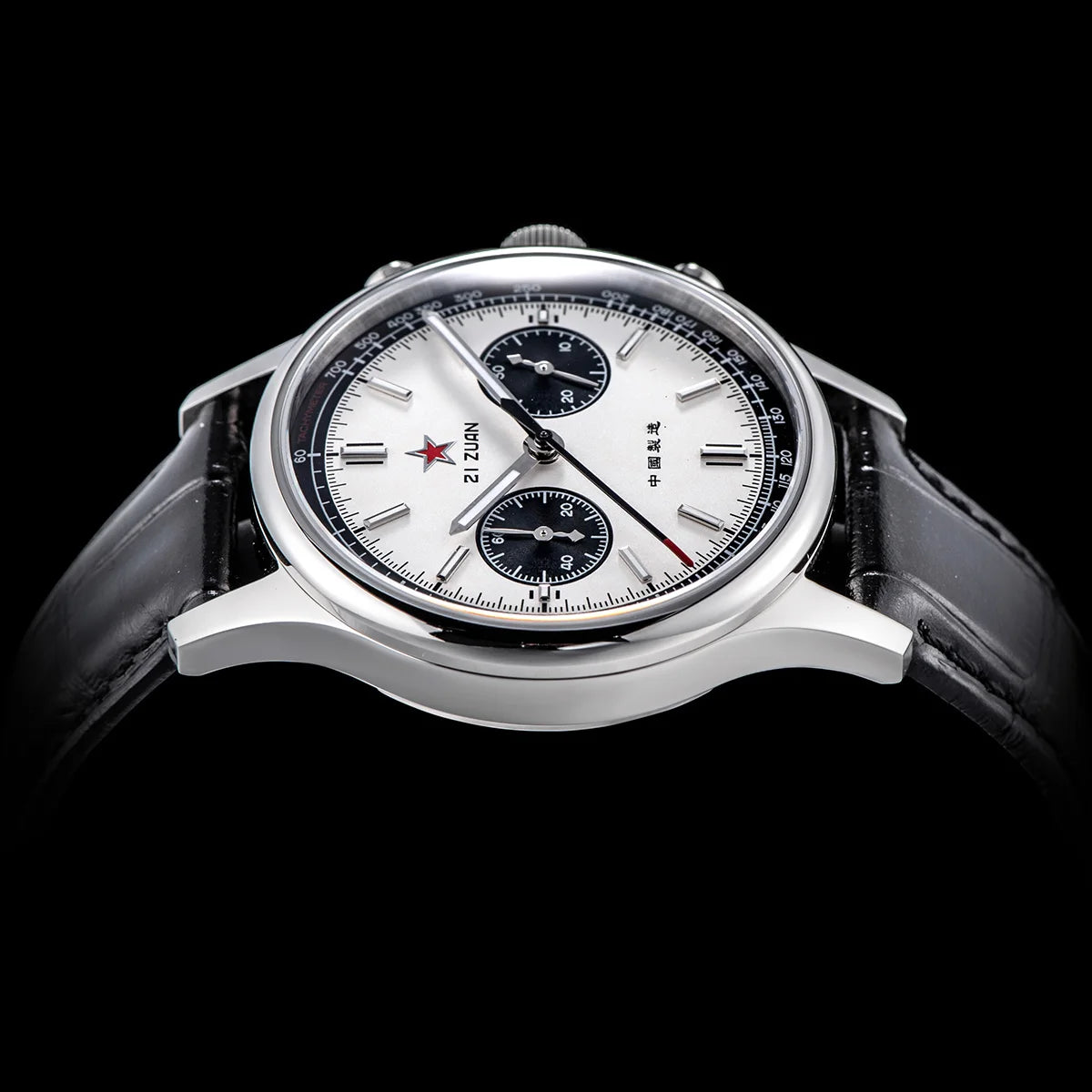 1963 Panda Pilot Chronograph Watch Men 40mm Air Force Sapphire Senior ST1901 Mechanical Wristwatches Retro Clock Men's Watch