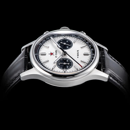 1963 Panda Pilot Chronograph Watch Men 40mm Air Force Sapphire Senior ST1901 Mechanical Wristwatches Retro Clock Men's Watch