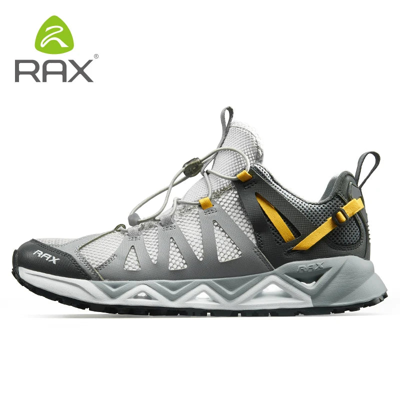 Rax Men's Aqua Upstreams Quick-drying Breathable Fishing Shoes Women Hole PU Insole Anti-slip Water Shoes Hiking