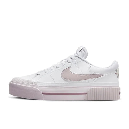 Nike Court Legacy Lit -nahkaiset, mukavat, liukumattomat, pehmustetut ja kestävät matalavartiset tenniskengät FD0355-133