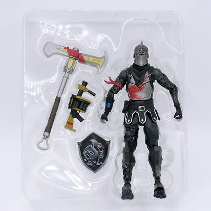 Game Fortnite Raptor Black Knight Skull Trooper Premium Cuddle Team Leader MogulMaster Action Figure Room Decoration Toys Gift