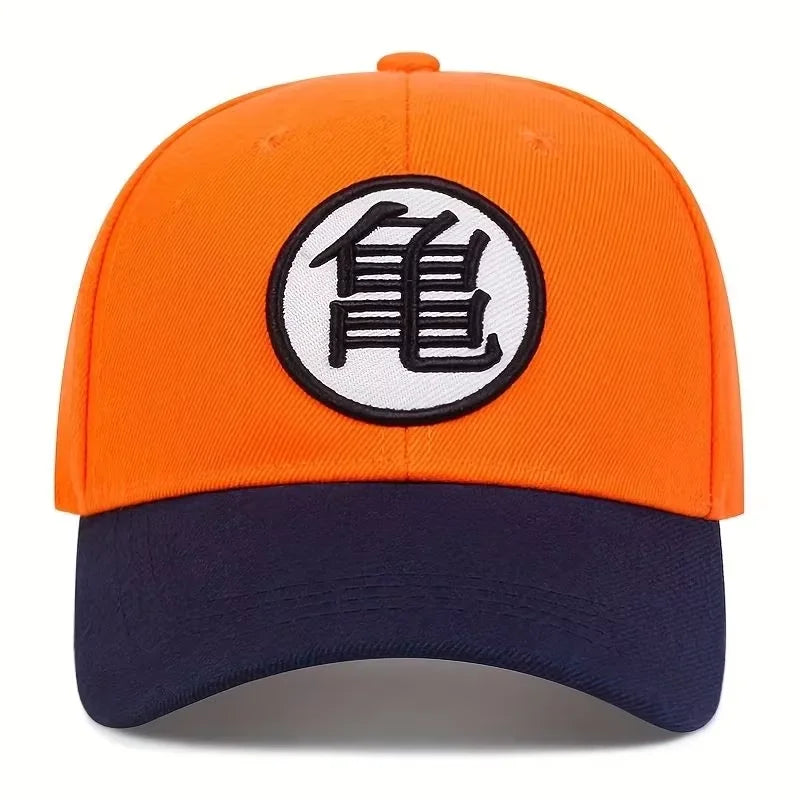 Dragon Ball Son Goku uniszex Gui Wu hímzéses baseball sapka tavaszi és őszi szabadtéri állítható alkalmi sapka napvédő sapka