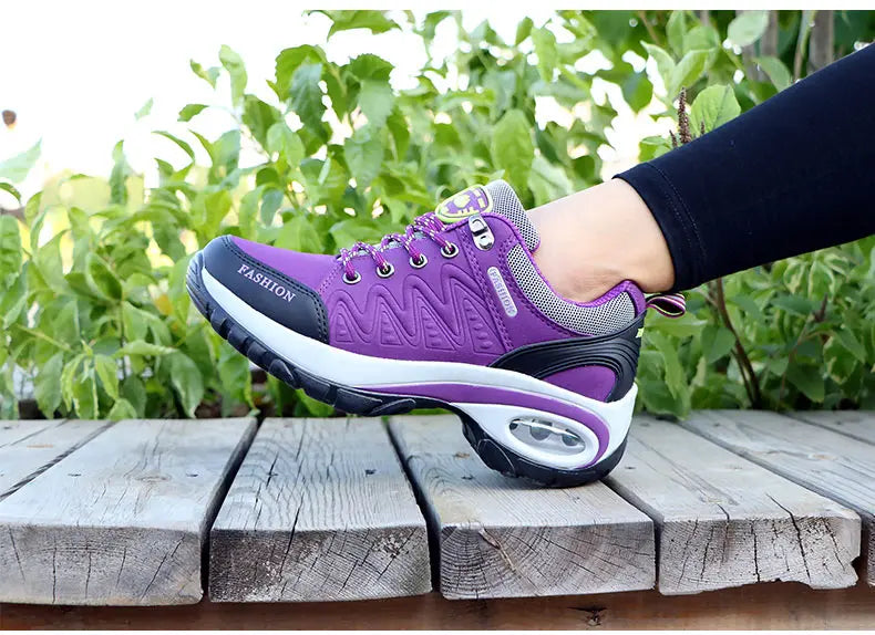 Women’s Sports Shoes Platform Sneakers Fashion Outdoor Hiking Non-Slip Casual Low-Top Running Shoes Women’s Footwear