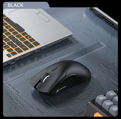 Ratón Bluetooth ATTACK SHARK R1 - Ratón viral reseñado por influencers, auténtico directo de la marca, sensor PAW3311 con 1K Hz para gaming
