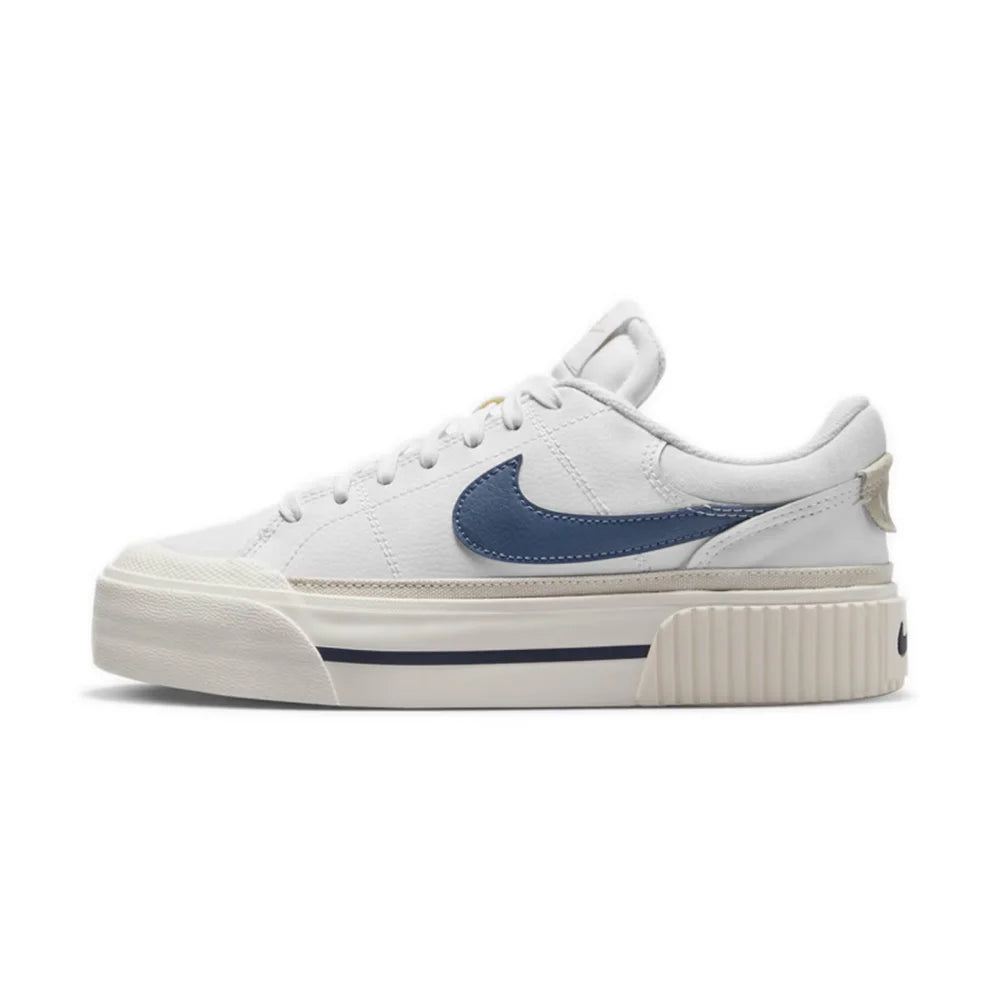 Nike Court Legacy Lift -korotettu pohja: luistamaton, mukava iskunvaimennus, kestävät klassiset lenkkarit DM7590-112