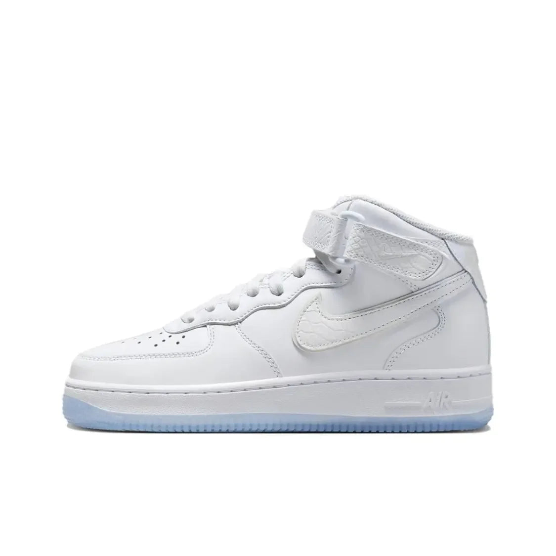 Nike Air Force 1 Mid Unisex-sneakers – ankelstöd, klassisk dämpad komfort och slitstark för att kunna bäras hela dagen DQ7666-001