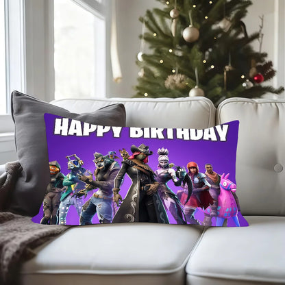 Game F-FORTNITE COOL BRITHDAY cushion cover Rectangle Pillow Case Printing Bedside Sofa Room Home Decoration Pillowcase