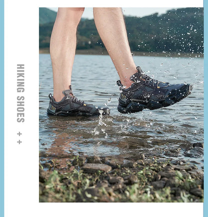 Rax Men's Hiking Shoes Breathable Hunting Boots Outdoor Sports Mesh Sneakers Lightweight Mountain Casual Trekking Shoes for Men