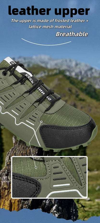 Sapatos de Ciclismo Sem Fecho para Homem, Sapatos de Caminhada Antiderrapantes para Montanha e Todo-o-Terreno, Sapatos Desportivos Respiráveis, Sapatos de Ciclismo de Estrada