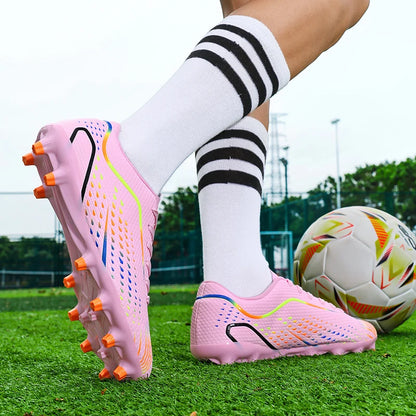 Chaussures de football pour enfants et jeunes, crampons antidérapants, respirants et légers, baskets d'entraînement pour garçons, enfants, matchs de football