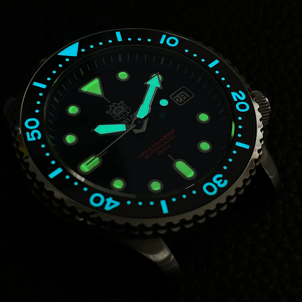 STEELDIVE SD1973 Men's Dive Watch NH35 Automatic Mechanical Men's Watch Luminous Ceramic Bezel Diver Watch Men Watches Sapphire