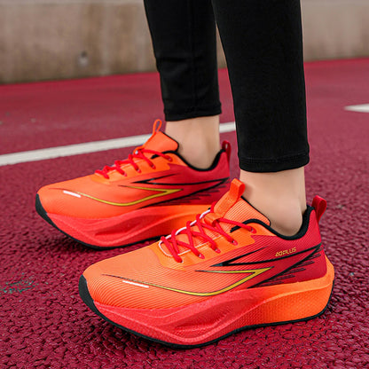 Unisex Sports Shoes Trendy Mesh Breathable Professional Running Shoes Outdoor Fitness Comfortable Lace-Up Sports Shoes for Men