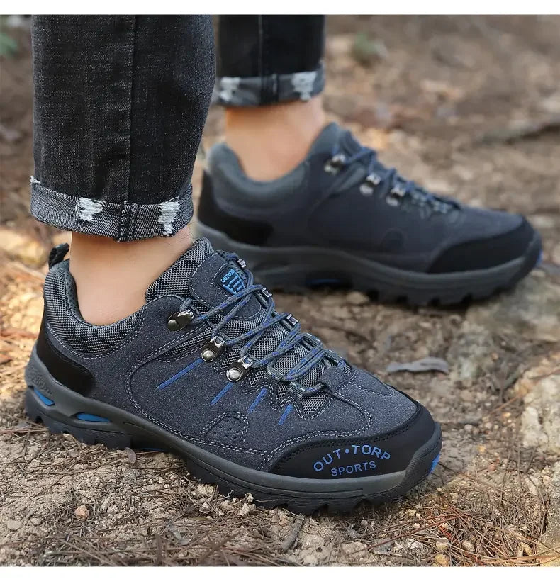 Retro Style Men Sports Shoes Autumn and Winter Short Boots Anti Slip Hiking Shoes Suitable for Ankle Boots Urban Commuting 2025