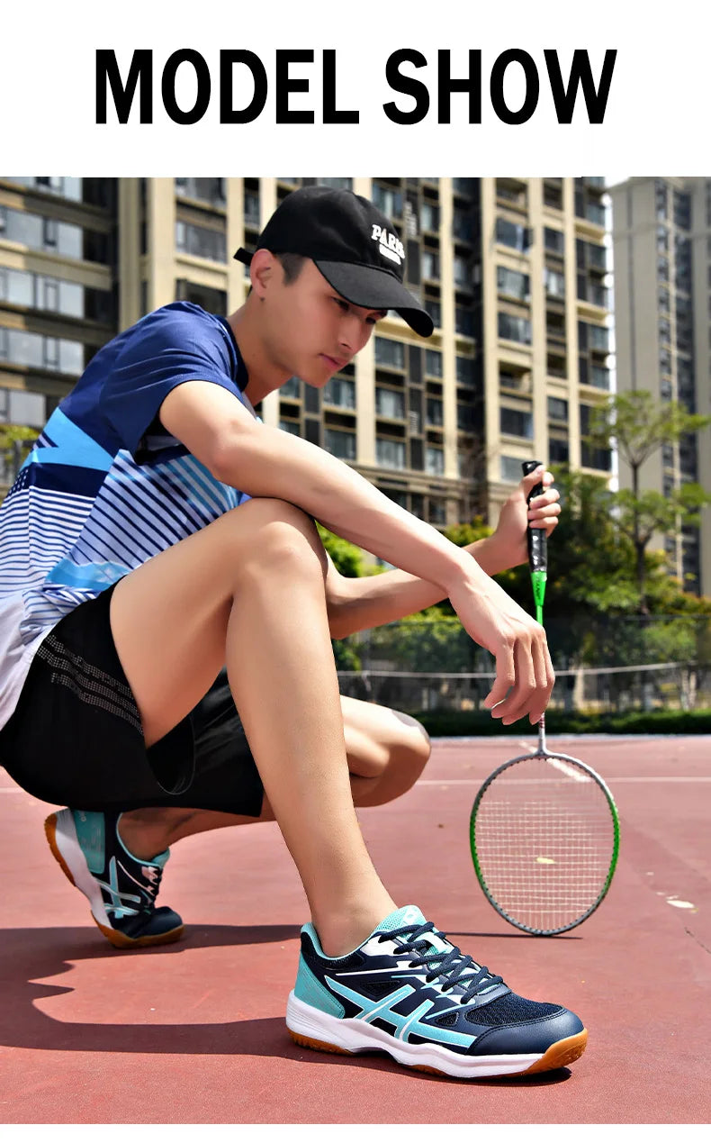 TaoBo New High-Quality Men's Badminton Shoes Size 36-45, Tennis Shoes, Outdoor Sports Pro Handball Sneakers for Men and Women