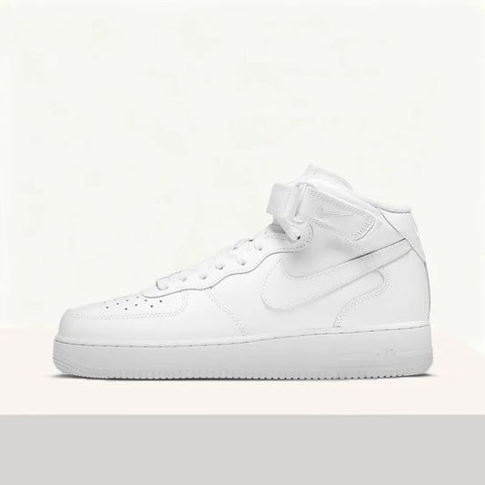 Nike Air Force 1 07 Muodikas minimalistinen yksivärinen korkealaatuinen mid-top-vapaa-ajan mukava kestävä mid-top-lenkkari CW2289-111