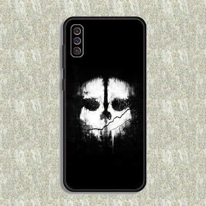 COD Call Of Duty Ghosts Phone Case For Samsung S23,23,22,30,21,10,9,Note20 Ultra,Lite,Ultra,5G,Plus,FE,Black Soft Case
