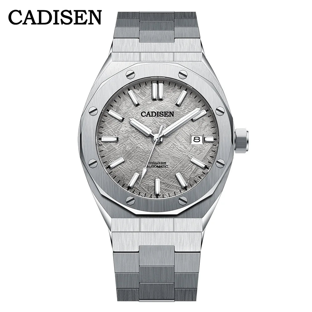 CADISEN Luxury Design 42MM Men's Watches Japan MIYOTA 8215 Sapphire Glass Mechanical Automatic Watch Men 100M Waterproof