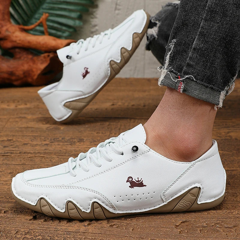Men's Fashion Brand Loafers Soft-Soled Comfortable Casual Walking Shoes Breathable Sports Tennis Outdoor Driving Shoes