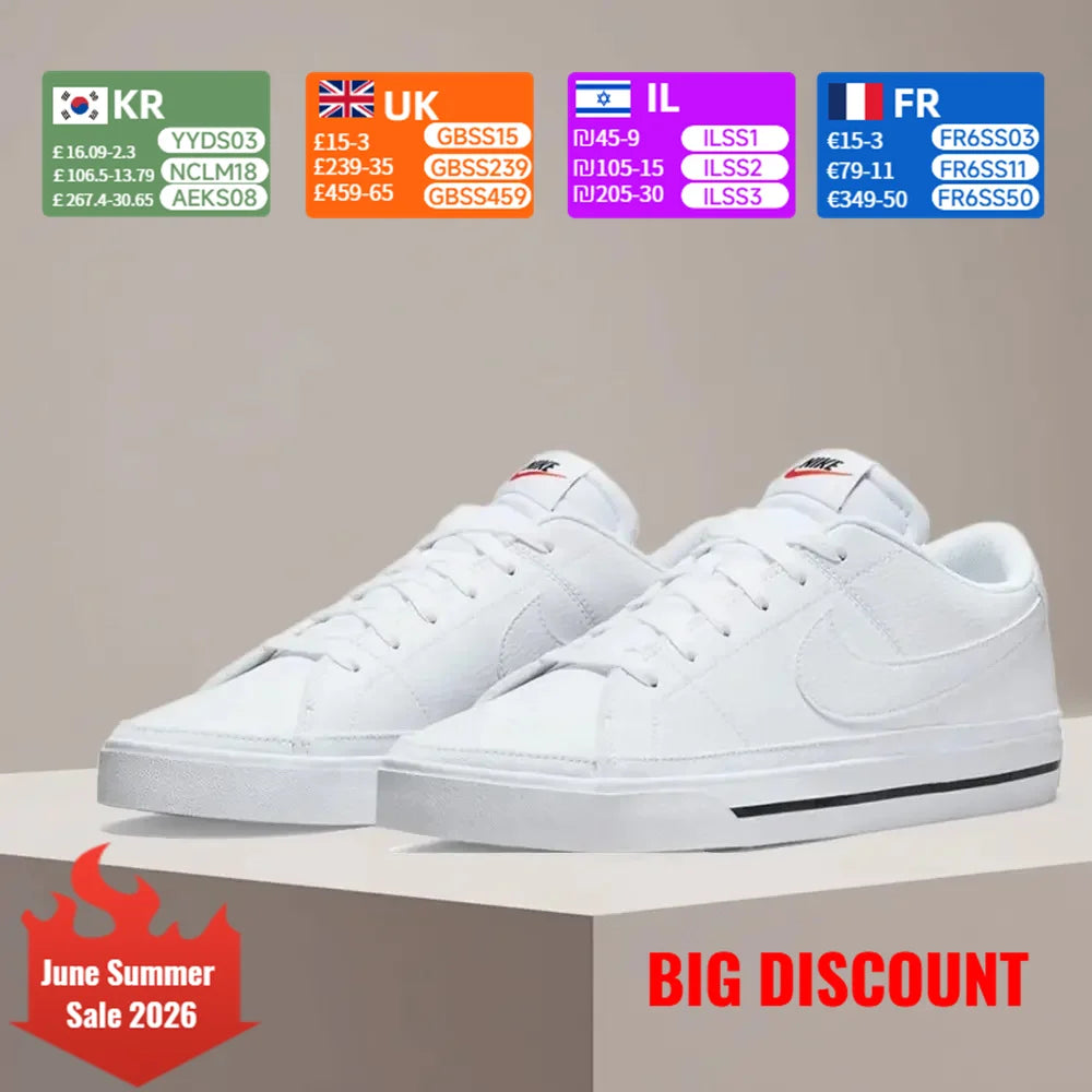 Sneakers Nike Court Legacy: comfort classico, ammortizzazione, antiscivolo, resistenti, per uso quotidiano e casual DH3162-101