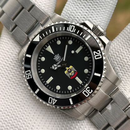 STEELDIVE SD1954 Black Dial 41MM Stainless Steel NH35 Automatic Movement What Ghost Men's 300M Dive Watch Sapphire Glass
