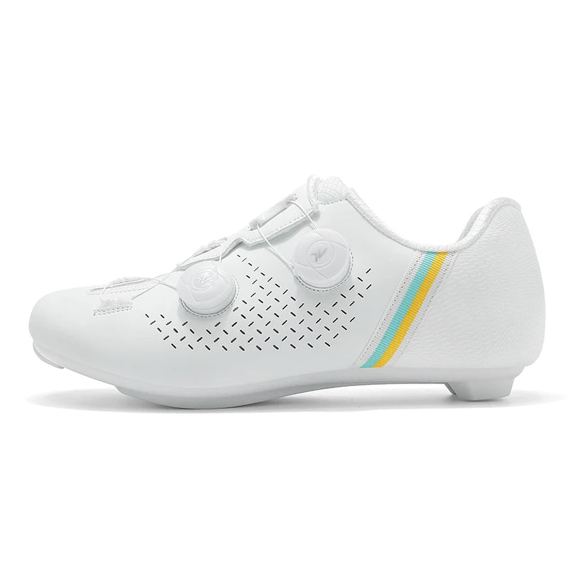 Road Cycling Shoes Flats Cleats Shoes Speed Cycling Sneakers Men’s Bike Shoes Women’s Self-Locking Non-slip Mountain Bicycle SPD Shoes
