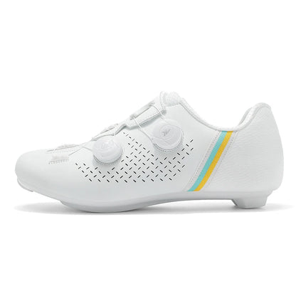 Road Cycling Shoes Flats Cleats Shoes Speed Cycling Sneakers Men’s Bike Shoes Women’s Self-Locking Non-slip Mountain Bicycle SPD Shoes