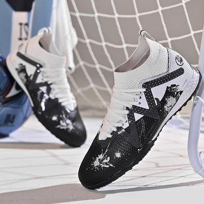 Chaussures de Football pour hommes, chaussures de sport professionnelles, ongles longs FG, crampons de sport de plein air, chaussures d'entraînement antidérapantes