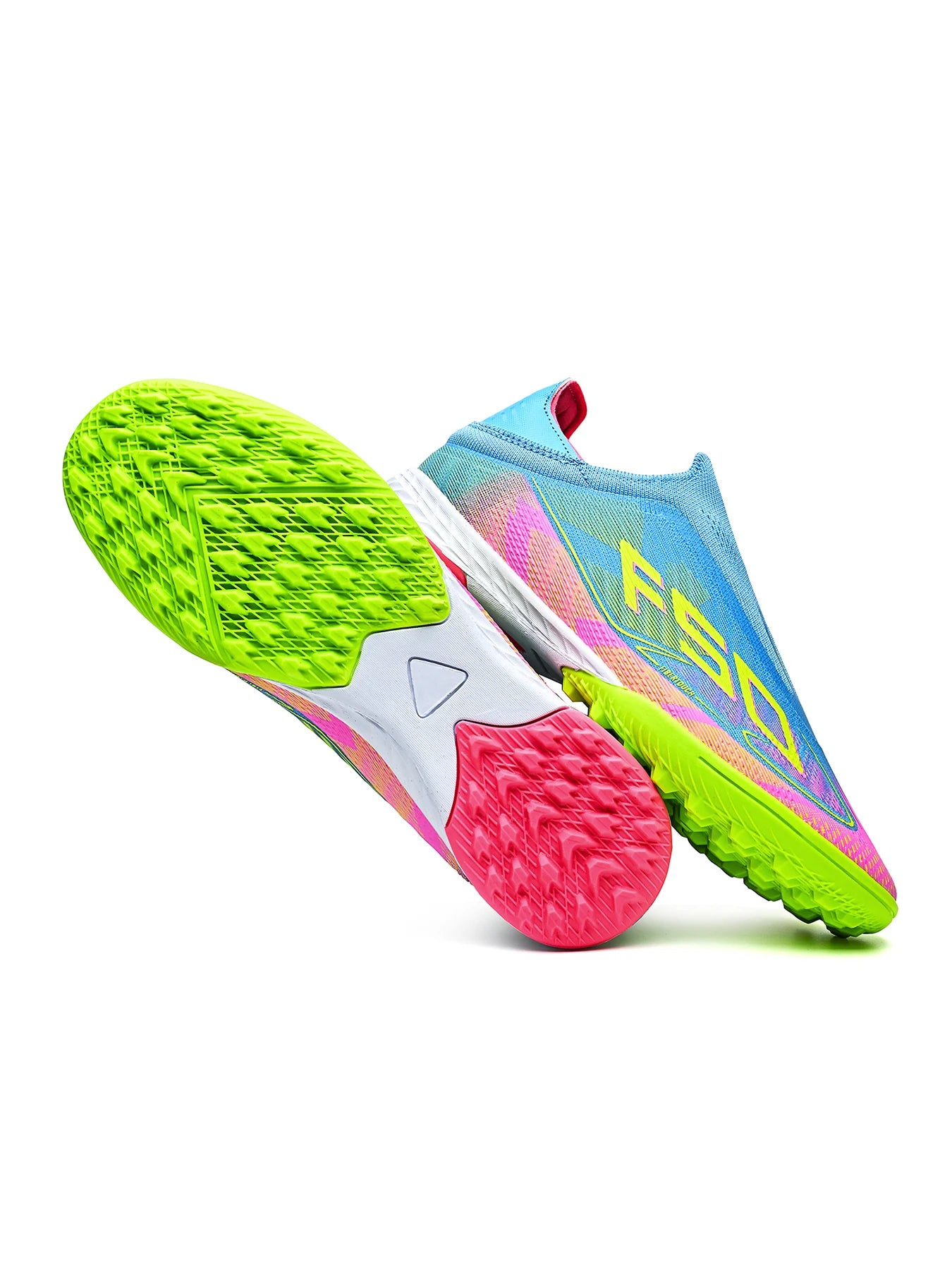 TF Soccer Shoes for Training, Anti-Slip, Wear-Resistant, Firm Grip, Ankle Protection, Lightweight, Comfortable