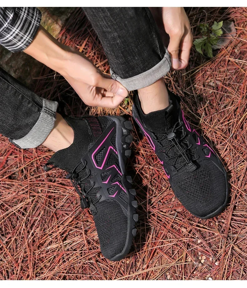 Unisex Breathable Quick-Drying Fishing Water Sport Shoes Summer Upstream Barefoot Aqua Boots Outdoor Non-Slip Women Beach Shoes