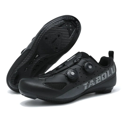 Road Cycling Shoes Flats Cleats Shoes Speed Cycling Sneakers Men’s Bike Shoes Women’s Self-Locking Non-slip Mountain Bicycle SPD Shoes