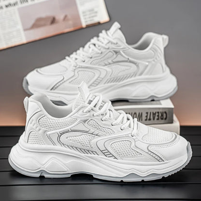 Herren-Speed-Freizeitsneaker für Frühling und Sommer, mit weicher Sohle, rutschfest, atmungsaktiv, Outdoor-Laufschuhe, modische Youth Joker Sportschuhe