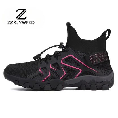 Unisex Breathable Quick-Drying Fishing Water Sport Shoes Summer Upstream Barefoot Aqua Boots Outdoor Non-Slip Women Beach Shoes